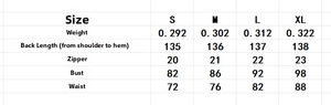 Detailed size chart for chiffon floral maxi dress including length, bust, and waist measurements