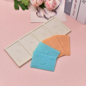 Silicone mold for Ace playing cards shapes for baking and DIY crafts projects