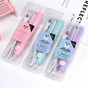 Mini lisseurs à cheveux portables en couleurs pastel avec étuis et chaleur 160°C