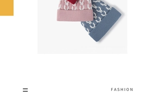 Detail of winter knitted beanies featuring colorful jacquard heart patterns and soft wool texture