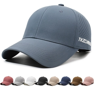 Cappello Da Baseball Asciugatura Rapida Poliestere Traspirante Ventilazione Taglio Laser Sport All Aperto Protezione Solare Regolabile