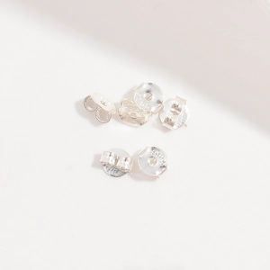 Fermoirs de boucles d'oreilles papillon en argent 925 pour bijoux DIY avec poinçon S925