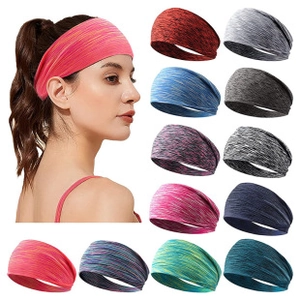 Detailed display of 12 vibrant colors for the moisture-wicking Halloween skull yoga headbands