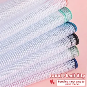 Durable A4 mesh folder set with colorful zippers for organized document storage