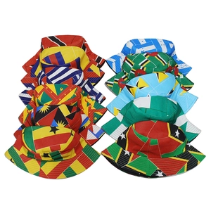Chapeau bob d'été avec drapeaux nationaux pour le sport et les loisirs outdoor