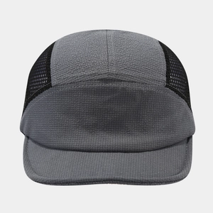 Breathable short brim five-panel baseball cap for summer outdoor camping and sports