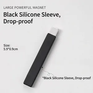 Strong magnetic nail tool for cat eye polish with black protective silicone cover