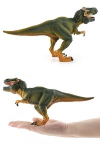 Detailed T-Rex dinosaur model with lifelike scale texture and realistic painting