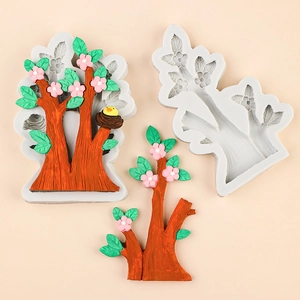 Silikonform-Set für Kirschblüten-Fondant-Kuchendekoration und DIY-Bastelarbeiten