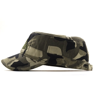 Classic woodlands woodland camouflage cadet cap with MARINES embroidery and adjustable strap
