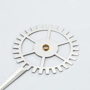 Precision stainless steel quartz clock movement metal hand with copper bushing core