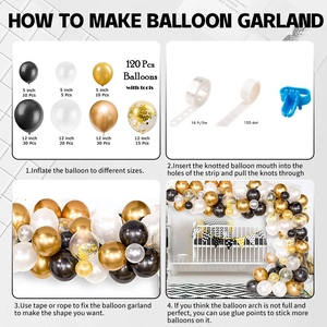 Latex Balloon Arch Garland Kit Party Decorations For Birthday Wedding Baby Shower DIY Celebration Supplies Multicolor