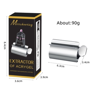 Stainless steel tube squeezer with rotating handle and elegant black gift box