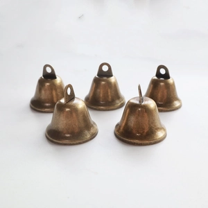 Vintage Antique Bronze Metal Bells DIY Wind Chime Accessories Temple Hanging Decorations Retro Craft Ornaments
