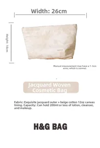 Spécifications de taille de la pochette française brodée en coton et lin raffinée