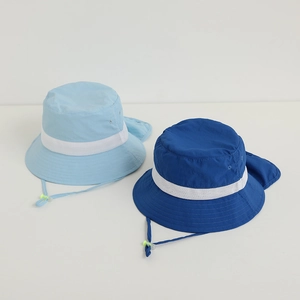 Détails des chapeaux de soleil pour enfants avec maille respirante et protège-nuque