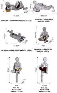 Tabella delle taglie con dimensioni e pesi precisi per le figurine del pensatore