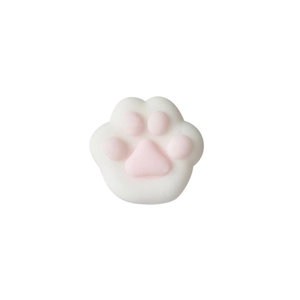 Support de téléphone mignon en forme de patte de chat rose et blanc pour DIY