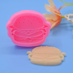 Stampo in silicone a forma di hamburger per torte mousse cioccolato e decorazioni fai da te