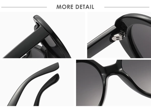 Detailansicht der verstärkten Metallscharniere und integrierten Nasenpads der Sonnenbrille