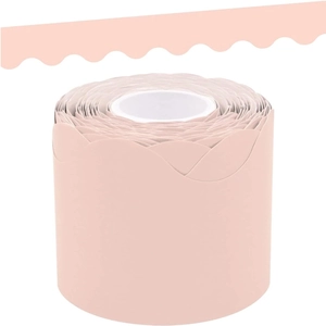 Bulletin Board Border Scalloped Edge Roll Classroom Decoration Adhesive Paper Scalloped Trim For Teachers Office School