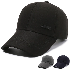 Baseball Cap Men Twill Cotton Sun Protection Outdoor Sports Classic Adjustable Solid Color Casual Dad Hat