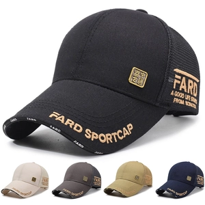 Baseball Cap Mesh Trucker Hat Letter Embroidery Breathable Sunshade Adjustable Outdoor Sport For Men Women Fashion