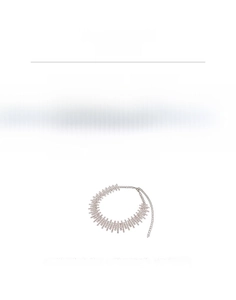 Détails des dimensions et matériaux pour le collier choker avec cristaux