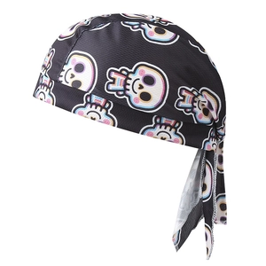Bandana de pirate respirant avec imprimé tête de mort pour le sport et le fitness
