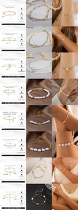 Detailed specs of S925 sterling silver bracelets with natural freshwater pearls