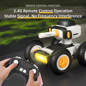 2.4G 4WD RC stunt car with gesture sensing and controller for kids outdoor racing play