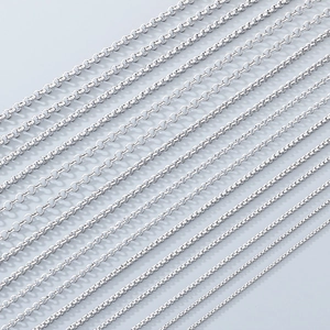 Chaînes De Fabrication De Bijoux Acier Inoxydable 304 Maillons Rolo Ronds Accessoires De Bijoux DIY Pour Colliers Bracelets