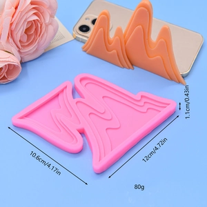 Mountain peaks silicone mold for chocolate fondant cake decor with dimensions 12x10.6cm