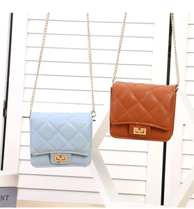 Femme mini sac bandoulière matelassé chaîne mode sac à épaule cuir PU sac décontracté
