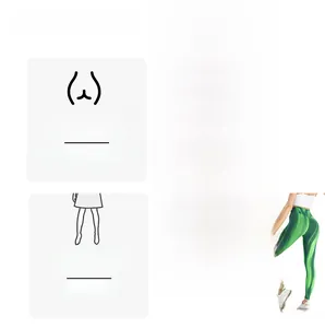 Detail showing metallic green seamless yoga leggings with high elasticity and shaping fabric