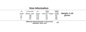 Detailed size guide table for women's casual plaid shirt with precise measurements