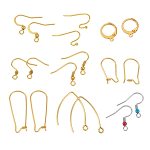 Stainless Steel Earring Hooks Ear Wires For Jewelry Making DIY Earring Findings Hypoallergenic French Hooks Lever Backs