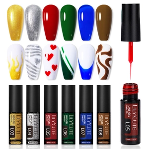 Nail Liner Gel Painting Art Polish UV LED Cured Soak Off DIY Drawing Polish For Manicure Professional French Line