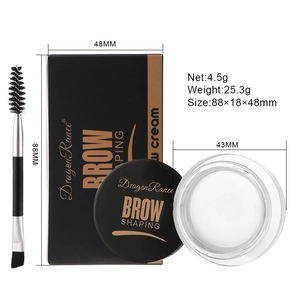 Kit de crème fixatrice pour sourcils DragonRanee avec savon transparent et brosse