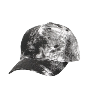 Tie Dye Baseball Cap Adjustable Sun Protection Streetwear Hat For Men Women Polyester Curved Brim Breathable