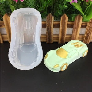 Moule créatif en silicone en forme de voiture de sport pour gâteaux, fondant et glaces