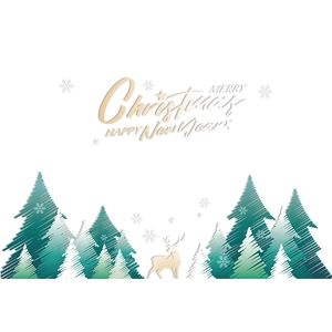 Stickers muraux flocon de neige et renne de Noël pour décoration festive des vitres