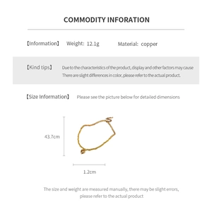 Detailed size and weight specifications for the gold heart bracelet showing 12.1g copper specs