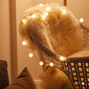 LED String Lights Warm White Dandelion Fairy Lights For Christmas Tree Home Holiday Decoration Flashing Battery Operated Novelty