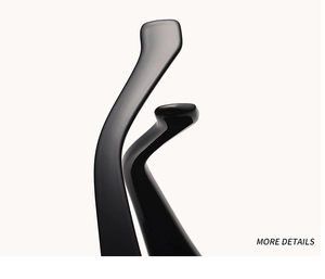 Close-up of matte black frame detail and premium texture on oversized sunglasses