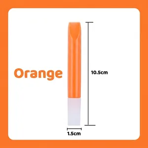 3D Popcorn Pen for children DIY art in vibrant orange with a flat silicone brush tip