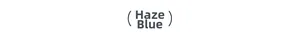 Échantillon de couleur détaillé pour le body de yoga bleu brume au design minimaliste