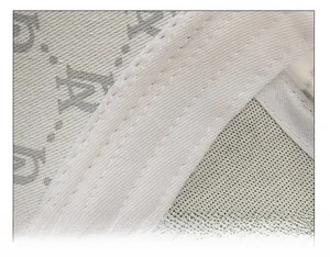 Detailed macro view of the wide thickened sweatband and high-density stitching on the cap