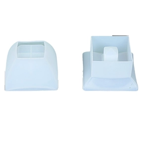 Molde de silicona cuadrado para caja de resina con textura de acabado mate para joyería