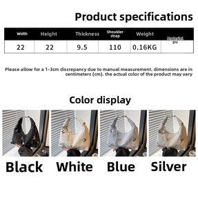 Detailed spec sheet and color options for large capacity butterfly hardware tote bag